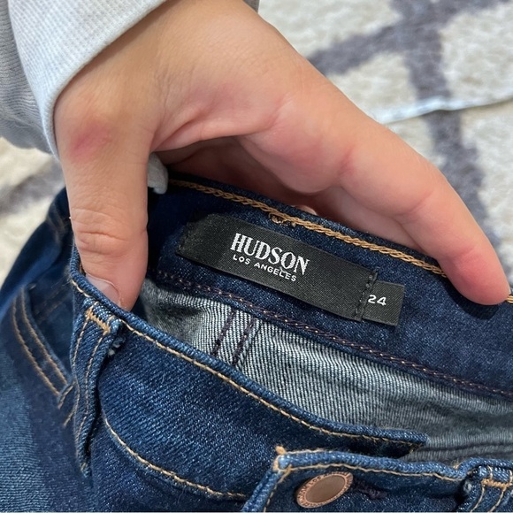 Hudson Jeans Gemma Mid Rise Cut Off Jean Shorts - Picture 8 of 13